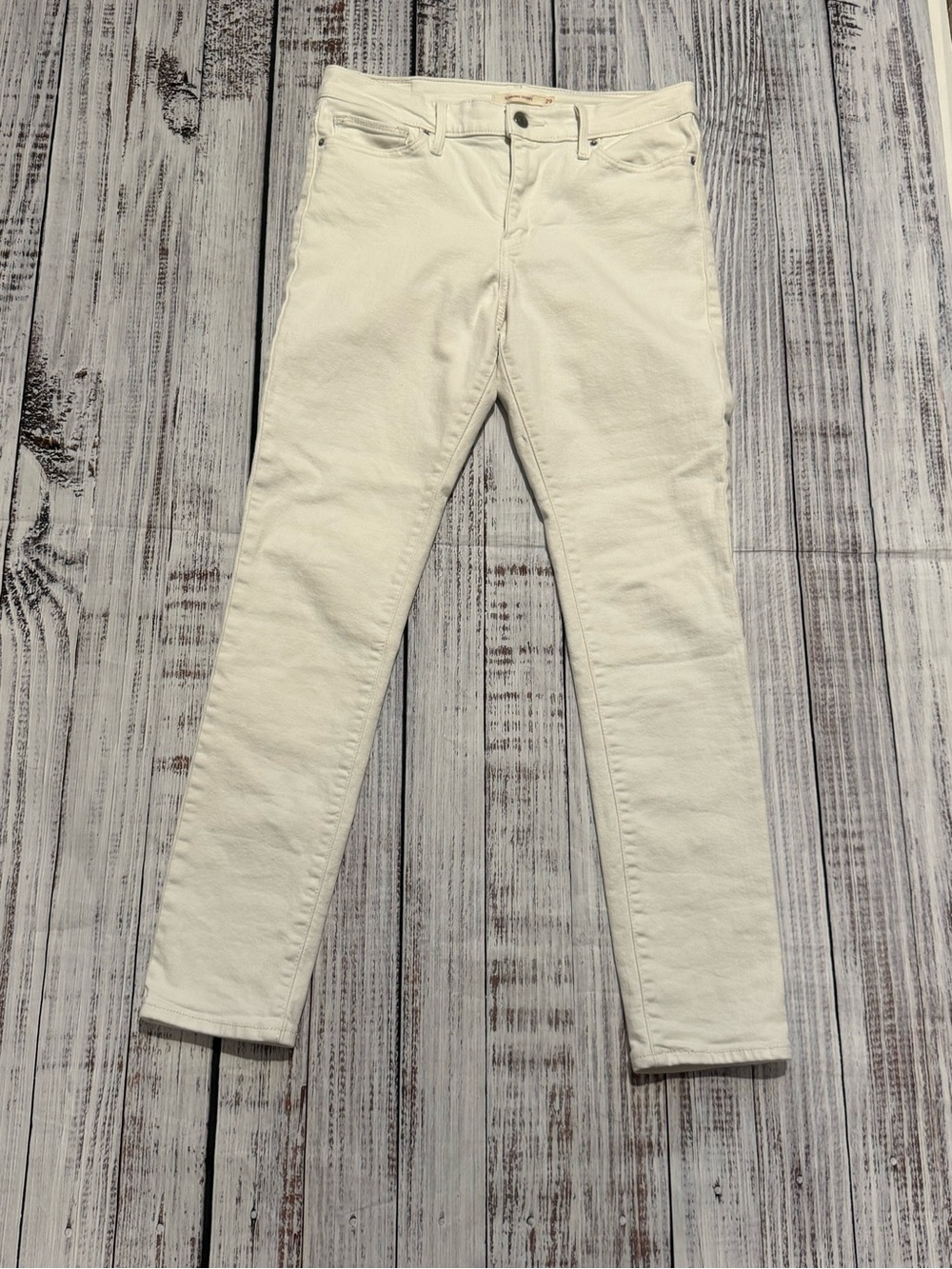 Levi’s Women's White Slimming Skinny Jeans Size W29 L30 Stretch